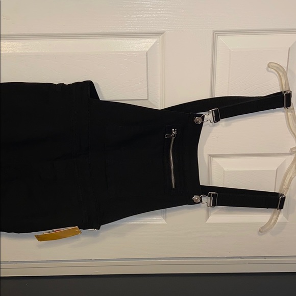 H&M Denim - Women’s H&M Black/Silver Overalls Sz US 10 Eur 42